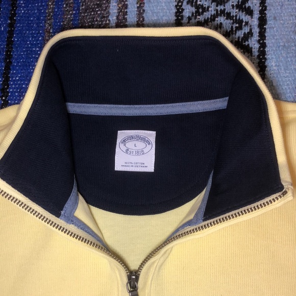 NEW Brooks Brothers Qtr Zip Pullover - Picture 3 of 13